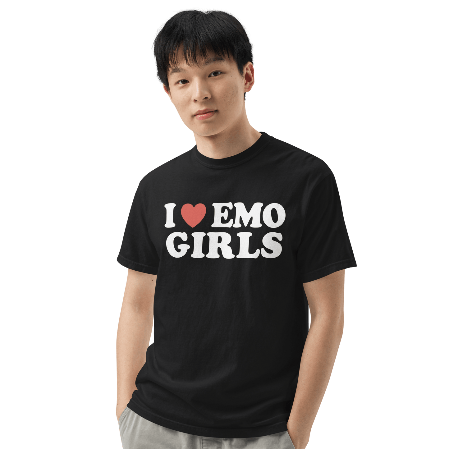 I Heart Emo Girl Comfy Tee